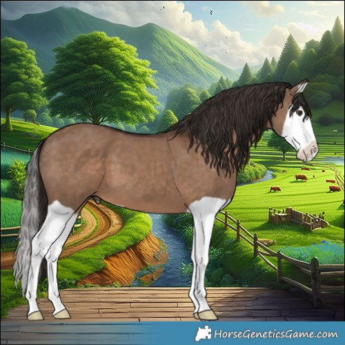 Horse Color:Liver Red Dun Splash 