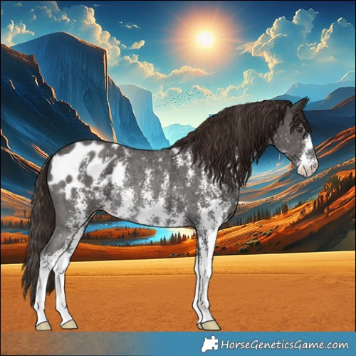 Horse Color:Liver Chestnut Sabino Appaloosa Rabicano 