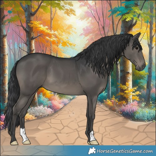 Horse Color:Black 