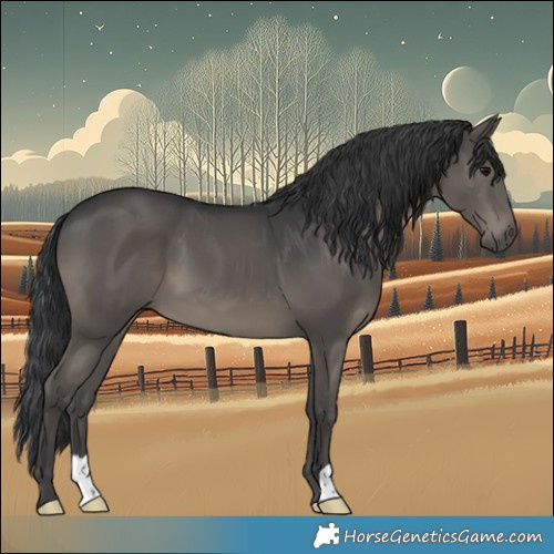 Horse Color:Black 