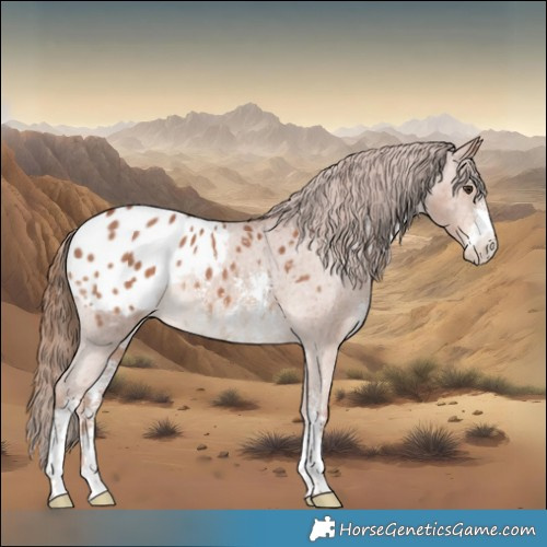 Horse Color:Chestnut Sabino Blanket Rabicano 