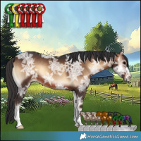Horse Color:Brown Ice Onyx 