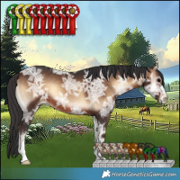 Horse Color:Brown Ice Onyx 
