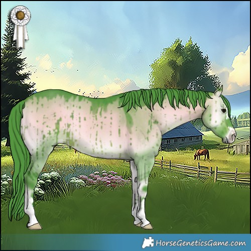 Horse Color:Watercolor Brown Onyx Mushroom Brindle