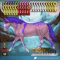 Horse Color:Watercolor Grullo Sabino 