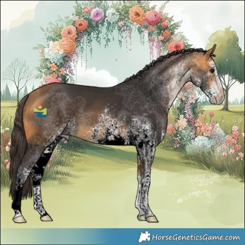Horse Color:White Spotted Buckskin 