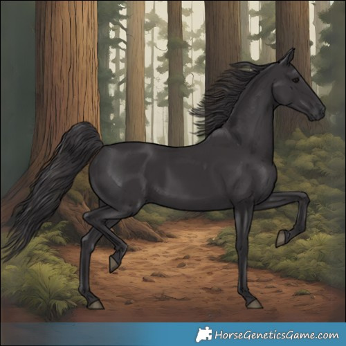 Horse Color:Smoky Black 