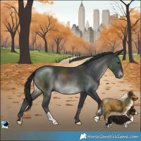 Horse Color:Platinum Brown 