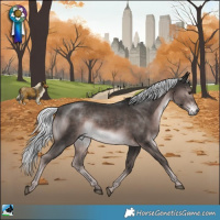 Horse Color:Platinum Liver Chestnut Mushroom Rabicano 