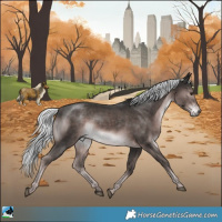 Horse Color:Platinum Liver Chestnut Mushroom Rabicano 