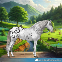 Horse Color:Smoky Black Tobiano Appaloosa Rabicano 