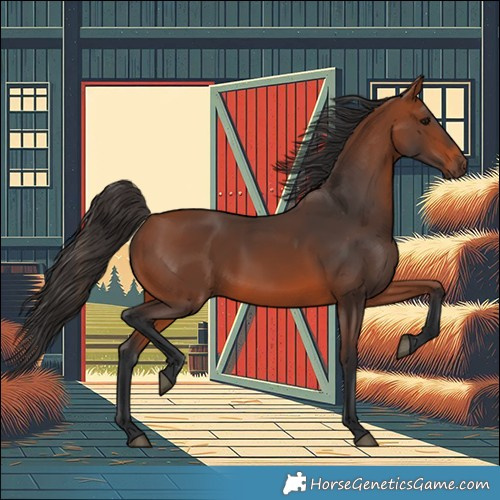 Horse Color:Bay 