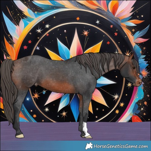 Horse Color:Bay Appaloosa 