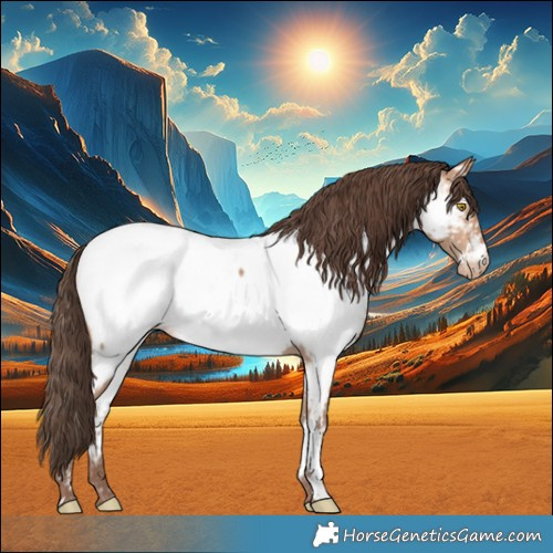 Horse Color:Amber Champagne Appaloosa 
