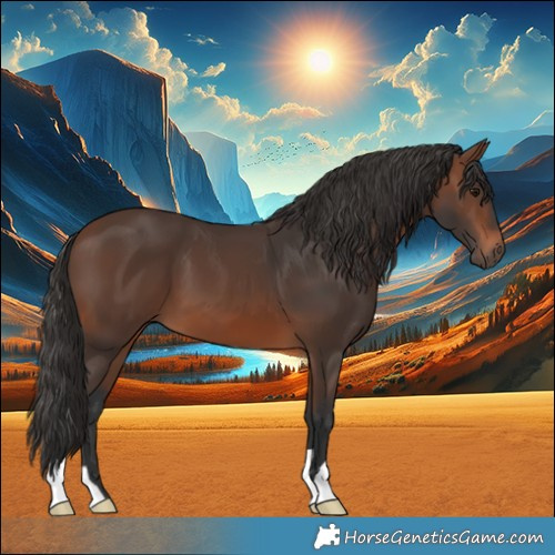 Horse Color:Brown 