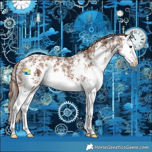Horse Color:Chestnut Sabino Splash 