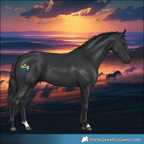 Horse Color:Black 