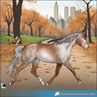 Horse Color:Gray Gold Champagne Mushroom 