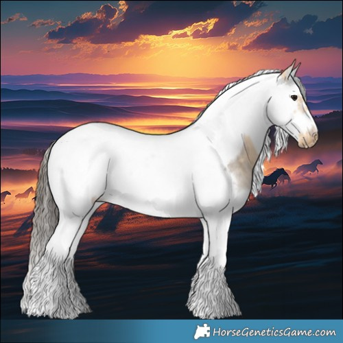 Horse Color:Buckskin Splash Tobiano Frame