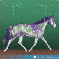 Horse Color:Watercolor Plaid White Spotted Liver Red Onyx