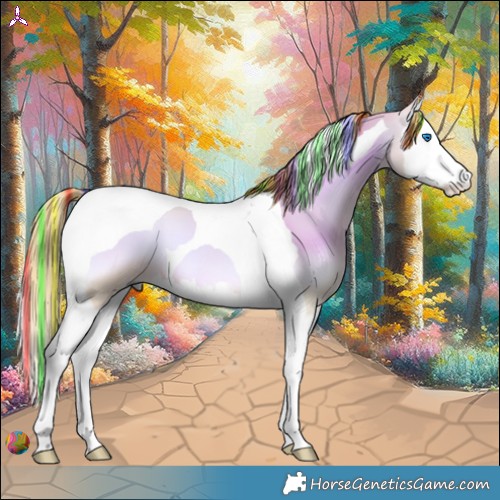 Horse Color:Painted Watercolor Red Dun Onyx Splash Tobiano 