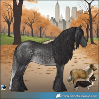 Horse Color:Platinum Buckskin Rabicano