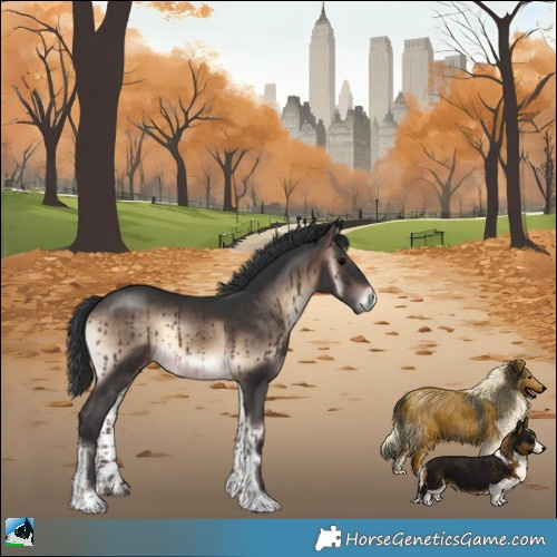 Horse Color:Brown Onyx Mushroom 