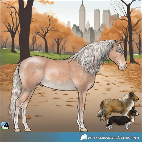 Horse Color:Cremello Sabino 
