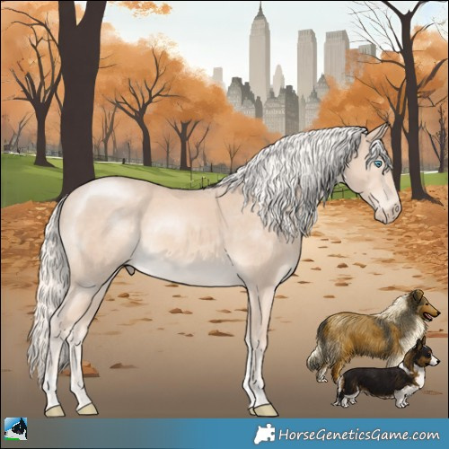 Horse Color:Cremello Sabino 
