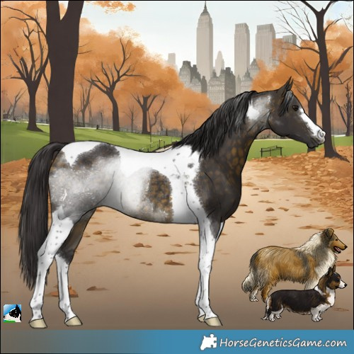 Horse Color:Buckskin Tobiano Rabicano