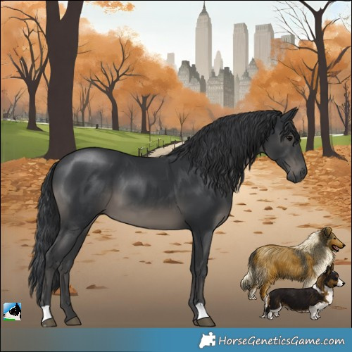 Horse Color:Black 