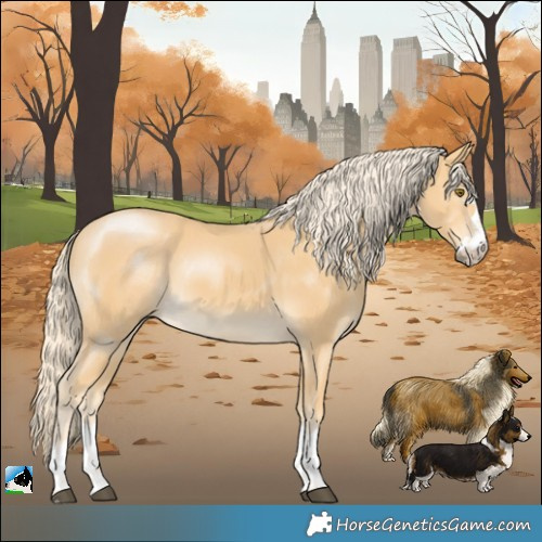 Horse Color:Palomino Mushroom 