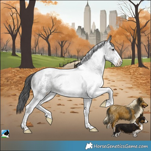 Horse Color:White Spotted Black Tobiano 