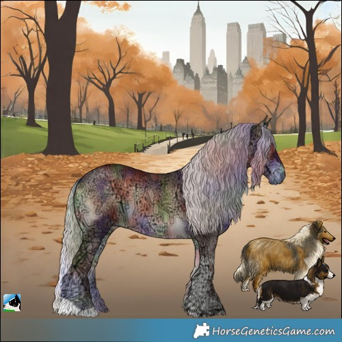 Horse Color:Nacre Chocolate Silver Brown Ice Onyx 