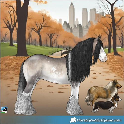 Horse Color:Brown Onyx Mushroom Sabino Splash Rabicano Brindle 