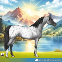 Horse Color:Blue Roan Appaloosa Rabicano 