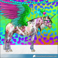 Horse Color:White Spotted Bay Varnish 