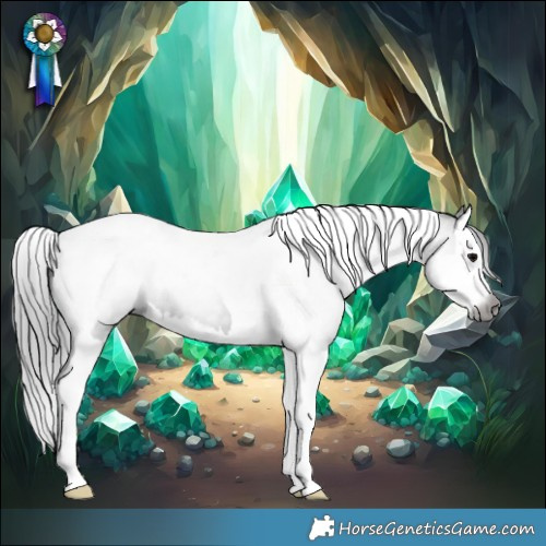 Horse Color:Gray Black Splash Tobiano 