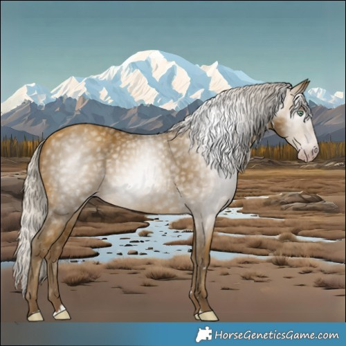 Horse Color:Gray Silver Sable Cream Champagne 