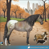 Horse Color:Liver Red Dun Varnish Brindle 