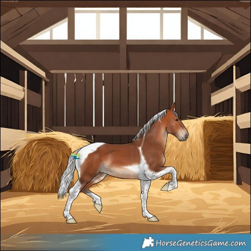 Horse Color:Silver Bay Tobiano 