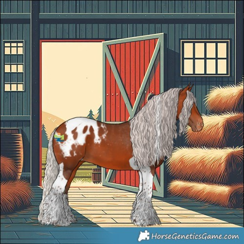 Horse Color:Silver Bay Tobiano Appaloosa