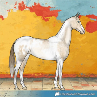 Horse Color:Buckskin Pearl Dun Tobiano Blanket Rabicano 