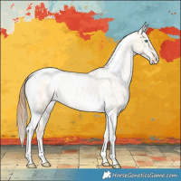 Horse Color:White Spotted Buckskin Snowdrop Dun Tobiano Snowflake Varnish Rabicano 