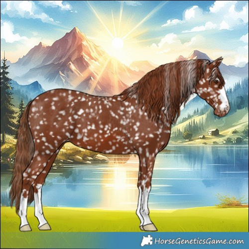Horse Color:Chestnut Appaloosa 