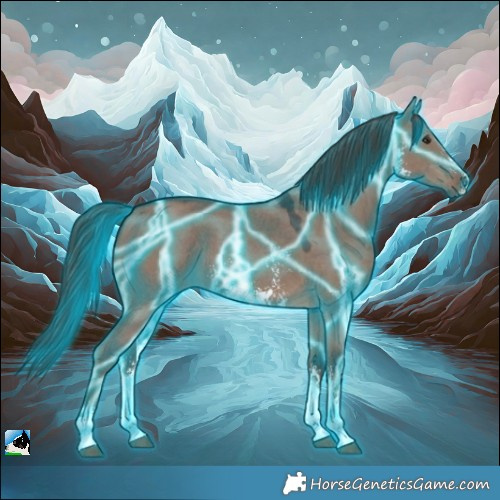 Horse Color:Thunderstruck Liver Red Dun Sabino 