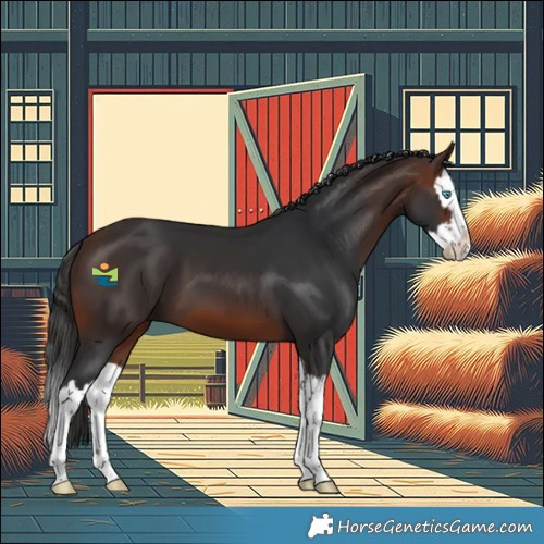 Horse Color:Brown Splash 