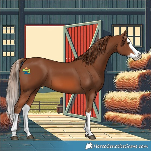 Horse Color:Chestnut Splash 