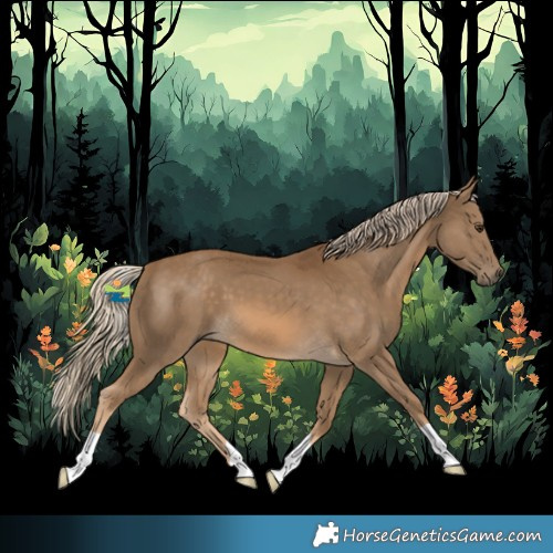 Horse Color:Chocolate Palomino