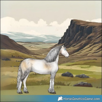 Horse Color:Gray Silver Buckskin Onyx Merle Splash Tobiano 